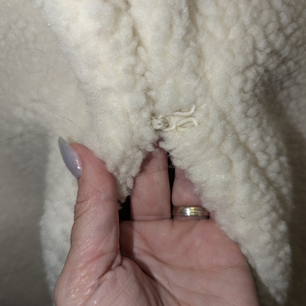 Fabletics Cream Teddy Jacket - image 2